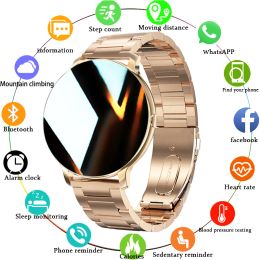 For Android IOS 2024 ECG+PPG Smart Watch Men HD Sreen 24-Hour Health Custom Dial Fitness Track Bluetooth Call Smartwatch Women