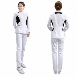 beauty Nail Massagista Uniforme Hotel Waiters Work Suit Clothing Hairdrer Hotel Uniform Recepti e3Xr#