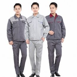 work Clothing Men Women Factory Worker Uniforms Durable Workshop Mechanics Workwear Warehouse House Cleaner Cargo Coverall S-4xl V4KK#