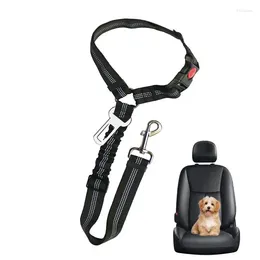 Dog Collars Car Seat Belt Safety Harnesses Portable Headrest Harness For Medium Small Puppies And