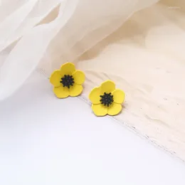 Stud Earrings Design Cute Hyuna Style Spring Petal Sweet Girl Flower For Women Gift