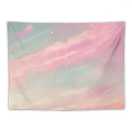 Tapestries Dreamy Clouds Tapestry Wall Art Room Decor Korean Style For Bedroom