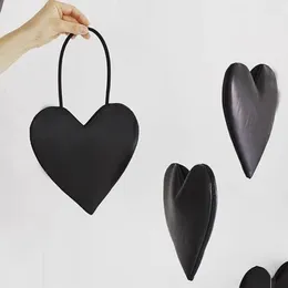 Shoulder Bags Cute Japanese Heart Pu Leather Mini Messenger Bag Storage Student Women Underarm