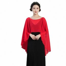 casual Women Chiff Bolero Evening Cape Prom Party Shrug For Lady Holidays Beach Swim Shawl P5q6#