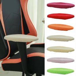 Chair Covers 1 Pair Elastic Office Armrest Cover Computer Grip Gloves Arm Slipcover Solid Color