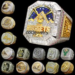 Luxury World Basketball Championship Ring Designer 14K Gold Nuggets Team Jokic Champions Rings for Mens Womens Diamond Star Jewellers