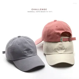 Ball Caps 2024 Baseball Cap For Women And Men Summer Fashion Visors Boys Girls Casual Snapback Hat CHALLENGE Hip Hop Hats