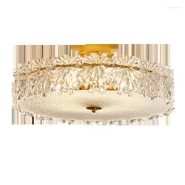 Chandeliers French Style Master Bedroom LED Ceiling Light Modern Minimalist Pearl Glass Romantic Wedding Lighting Fixtures