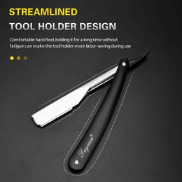 Electric Shavers Pro Manual Shaver Straight Edge Stainless Steel Sharp Barber Razor Folding Shaving Beard Cutter Holder Barber Tools 24329