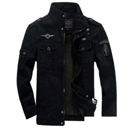 Mens Jackets Men Army Plus Size 6Xl Outerwear Embroidery Jacket Drop Delivery Apparel Clothing Coats Dhvpa
