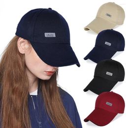 Ball Caps Korean Curved Brim Baseball For Women And Men Ins Spring Summer Fashion Hip-hop Hat Adjustable Peaked Cap With Label