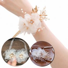 korean Bride Wrist Fr Beautiful Hand Fr Bracelet Luxury Wedding Gift Bridesmaid Sister Group Bracelet Ribb Accories u4nl#