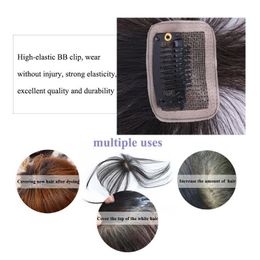 Bangs Clip In Real Human Hair 3D Fringe Extensions Fl Tied With Temples On Hairpieces For Women293C9744876 Drop Delivery Products Otetc