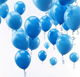 Party Decoration 114pcs Set 18 Inch Blue Latex Balloons For Birthday Balloon