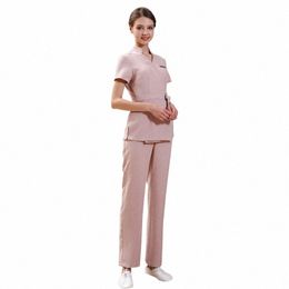 spa Women's Set Sauna Suit Beautician Work Clothes Waiter Tunic Outerwear Uniform Beauty Sal Set Skirt 2-piece Set Wholesale 92o2#