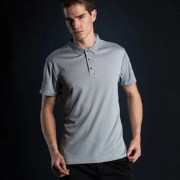 MRMT Brand Mens Tshirt Quick Dry Polo Tee Shirts Solid Color Lapel Men T shirts Man Tshirts For Male Tops Tees 240321