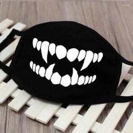 Party Supplies Wholesale Reusable Waterwash Face Mask Cute Funny Bear Tooth Mouth Cosplay Accessories Prop Fashion