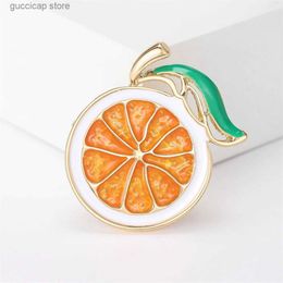 Pins Brooches Trendy Enamel Lemon Brooches For Women Men Beauty Fruits Party Daily Clothing Dress Accessories Causal Brooch Pins Gifts Y240329