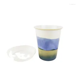 Mugs Factory Wholesale Coffee Travel Cup Hand-Painted Milk Tea Ceramic Mug Vintage European Style