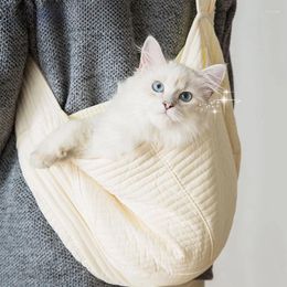 Cat Carriers Bag Carrying Dog Backpack Shoulder Canvas Diagonal Carrier Breathable Portable