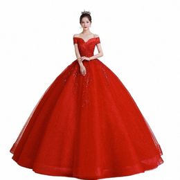 bomaris Red Off-Shoulder Ball Gown Quinceanera Dres Masquerade Vestidos De 15 Anos Fi Lace Beading Princ Party Gowns b1Nk#