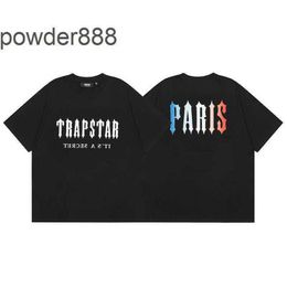 Trapstar Tracksuit Short Tshirt Set Designer Mens Shorts and Unisex Overshirt Cotton Sports Woman t Shirt Street Men Trendy VintageH98I