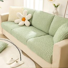 Chair Covers Fluffy Soft Elastic Sofa Cover Color Bubbles Stretch Couch Slipcovers Lazy Non-slip Fullcover Backrest Headrest Cloth