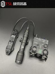 DBAL A2 laser indicator M600C tactical flashlight strong light M300 green laser light aimed at battery box mouse tail