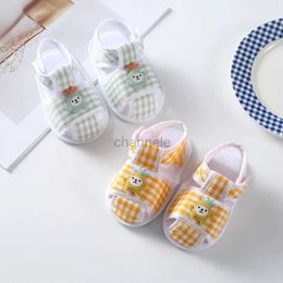 Sandals Infant Baby Girls Summer Shoes Sandals First Walkers Cotton Shoes Newborn Boys Casual Soft Sole Sandals Shoes 24329