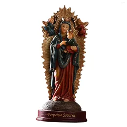 Decorative Figurines 6 Inch Our Lady Blessed Mary Figurine Greek Cast Resin Religious Statue Sculpture For Garden Outdoor Patio Hojme