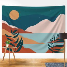 Tapestries Nordic Mountains Home Decor Tapestry Scene Bohemian Wall Hanging Teenagers Indie Bedroom Decoration Posters