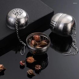 Baking Tools 1pc Stainless Steel Tea Leaf Infuser Strainer Spice Mesh Sieve For Brewing Teapot Filter Seasoning Ball Kitchen Accessories