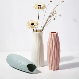 Vases Nordic Plastic Vase Living Room Fell -resistant Simulation Decoration Creative Simple And Fresh Home