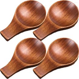 Baking Tools Wooden Soy Sauce Dish Vinegar Mustard Tray Saucer Appetiser Plates Pot Dipping Bowl Spoon Rests Kitchen Tableware