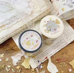 Gift Wrap Meow Vintage Woodland Story Washi PET Tape For Card Making Planner DIY Decorative Sticker
