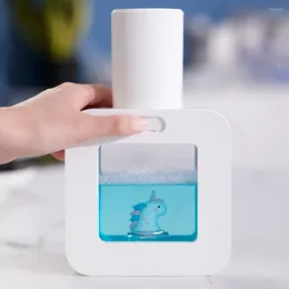 Liquid Soap Dispenser Cartoon Cute Pet Foam Machine USB Charging Dispensers Wall Mounted Touchless Sensor For El Wash Basin