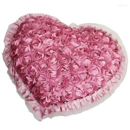 Pillow Wholesale Plush Decoration Chair Pillows Rose Heart Shape Novelty Hold Home Decor Decorative Sofa Throw