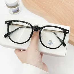 Sunglasses Women Square Myopia Glasses Men Anti Blue Light Computer Eyeglasses Full Frame Nearsighted Eyewear -1.0 -1.5 -2.0 -2.5 To -6.0