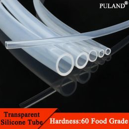 1 Meter Food Grade Clear Transparent Silicone Rubber Hose ID 0.51 2 3 4 5 6 7 8 9 10 mm O.D Flexible Nontoxic Silicone Tube