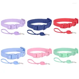 Dog Collars Waterproof Large Collar Macaron Color Adjustable Durable Training For Walking Pet Accessories Dropship