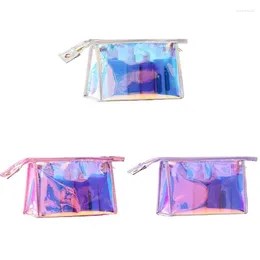Cosmetic Bags Women Waterproof Bag PVC Transparent Zipper Makeup Pouch Lady Portable Toiletry Organiser Handbag Travel Carrying Case