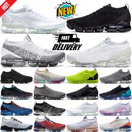 Nike Air VaporMax 3.0 Vapor Max Flyknit Herren Laufschuhe Strick Damen Triple White Black Snakeskin Oreo Herren Trainer Sport Turnschuhe