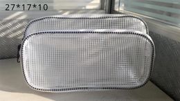 Storage Bags 27 17 10 Mesh Korean Version Anti-static PVC Dust-free Waist Bag Anti Static Dust Free