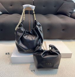 Designer bag handbag Shoulder Bag beach bag Fashion chain Mesh Hollow Woven Genuine Leather Shopping Bags for Summer Straw Tote Bag