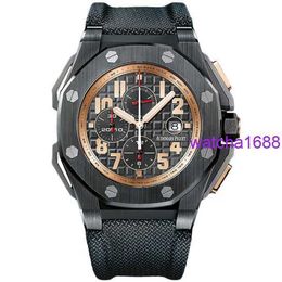 Nice AP Wristwatch Royal Oak Offshore Ceramic Automatic Mechanical Timing Mens Watch 26378IO.OO.A001KE.01 Watch