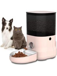 Automatic Cat Food Dispenser - Timed 1-6 Meals Daily Auto Pet Feeders for Dog Cat with Voice Recorded Feeding Training 240328