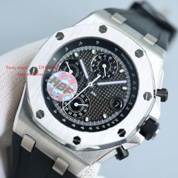 26400 26238 Alloy Factory Watch Mechanical Steel Automatic Movement The Designers Series 26470 Ceramics HBF Chronograph Time White Men's Montredeluxe 975