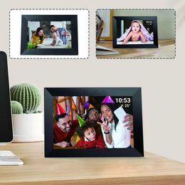 Digital Photo Frames 10 Inch Smart WiFi Digital Photo Frame 1280x800 IPS LCD Touch Screen Built In 32GB Memory Good Gift 24329