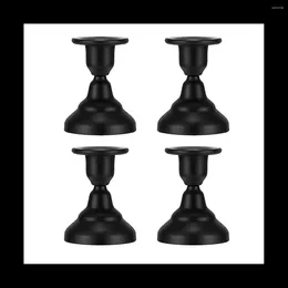 Candle Holders Candlestick Taper For Table Centrepiece Wedding Reception Mantel Decoration Black