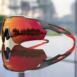 SCVCN Cycling Sunglasses Men Mtb Bicycle Glasses UV400 Polarized Fishing Protection Eyewear Pochromic Bike Goggles 240314